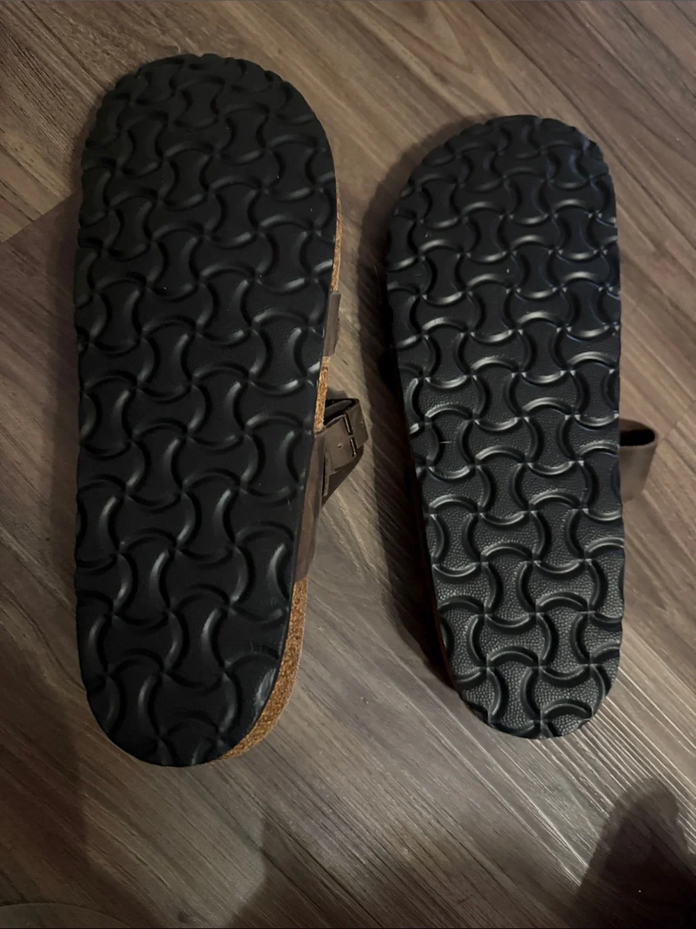 Men's Brown and Black Flip-Flop Sandals by AK Skate
